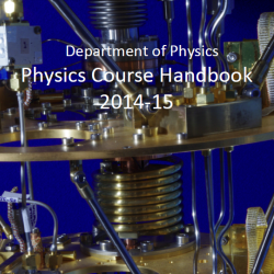 Cavendish Course Handbook 2014 - 2015